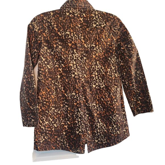 NWT Sisley Girls "Wild Soul" Animal Print Jacket – Size XL (10-11 Years) - Picture 9 of 15